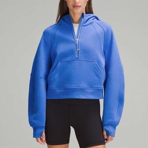NWT Lululemon Scuba Oversized Half-Zip Hoodie color Pipe Dream Blue XL/XXL